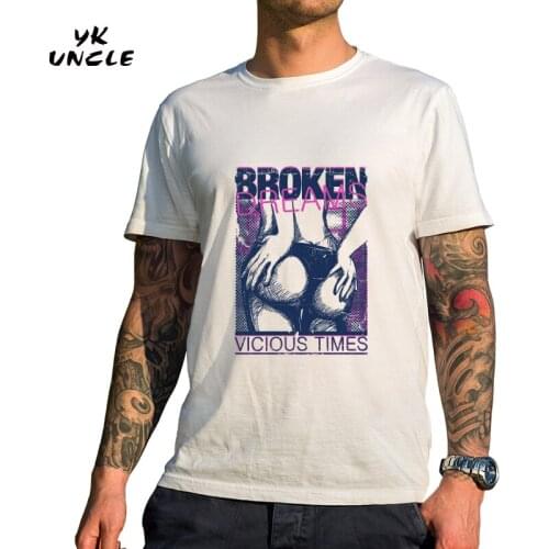 YK UNCLE Brand Clothing New Arrival Summer Fashion Men T-shirt Sexy Butt Printing Short Sleeve Cotton O-neck Comfortable T shirt