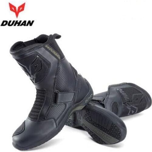 2018 New DUHAN Motorcycle Knight Riding Boots Men Four seasons Antiskid/Wear-resistant Off-Road Motorcycle Road Racing Boots