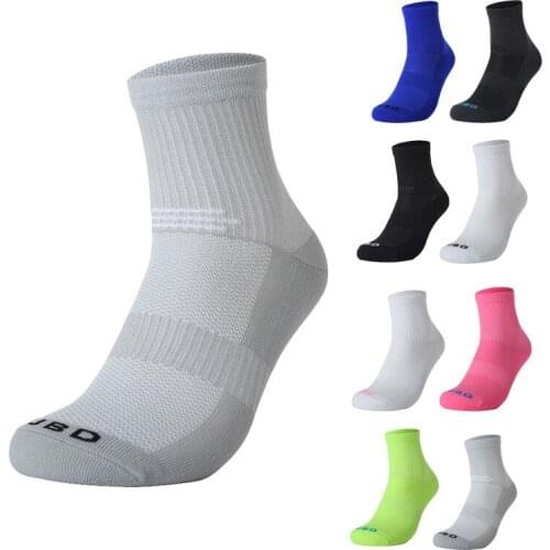Unisex Running Socks Sports Basketball Football Cycling Men Women Breathable Moisture Wicking Black Athletic Quick Drying Sock