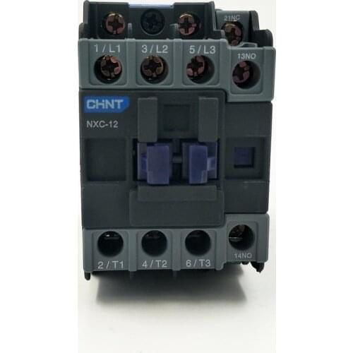 NEW CHINT NXC-12 1NO+1NC AC Contactor 12A Coil Voltage 380V 220V 110V 36V 24V AC Contactor Replace CJX2-1201 And CJX2-1210