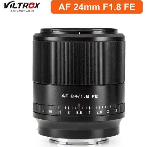 Viltrox 24mm F1.8 Camera Lens Auto Focus Wide Angle Prime Lens Large Aperture Full Frame Portrait Lens for Sony E Mount Camera