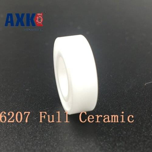 2021 New Top Fashion Axk 6207 Full Ceramic Bearing ( 1 Pc ) 35*72*17 Mm Zro2 Material 6207ce All Zirconia Ball Bearings