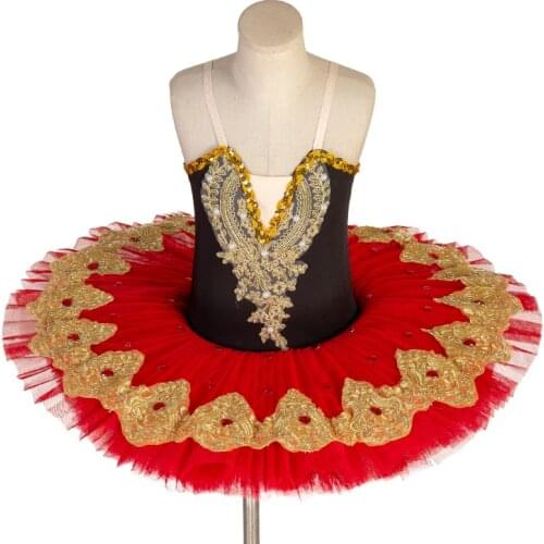 Professional Ballet Tutu Child Kids Ballerina Skating Dress Pancake Tutus Adult Swan Lake Ballet Costumes Balett Dress Women