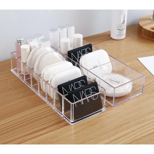 Transparant Acryl Cosmetica Make Holder Sieraden Make Up makeup Organizer Voor Thuis Plastic Desktop Opbergdozen storage box
