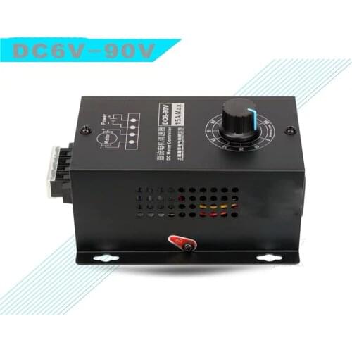 DC Motor PMW Speed Regulator Controller DC 6-90V Universal Positive Reversal Support PLC Controlling Reverse Protection