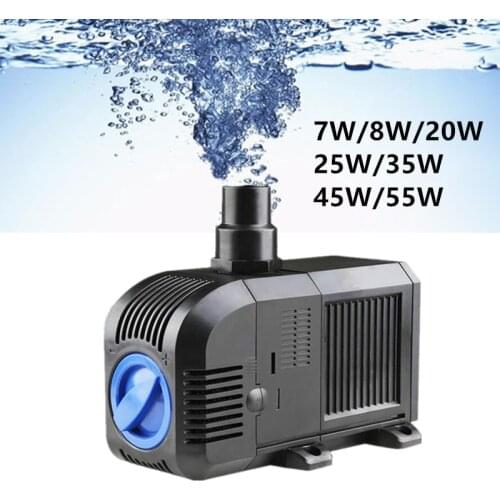 Ultra-Quiet Aquarium Water Pump Submersible Pond Fountain Water Filter Fish Marine Coral Reef Tank Garden Water Pump Fountain