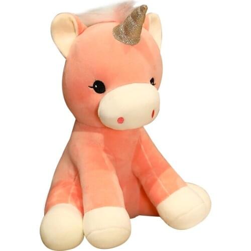 1PCS 28/38/45cm Unicorn plush toy Unicorn horse doll cute doll cartoon cartoon doll as a gift