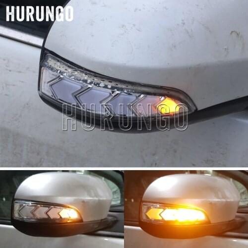 2PCS Rearview Mirror Indicator Lamp Dynamic LED Turn Signal Light For Toyota Camry Corolla Prius C Venza Avalon Vios Yari Altis