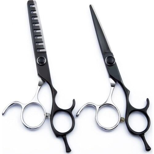 5.5 Hot Professional Hair Scissors fish bone Quality Barber Scissors Hairdressing Tools Hair Cutting Shears Sets Salon Haircut