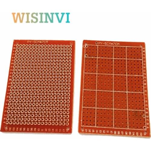 5Pcs 5x7cm 5*7 new Prototype Paper Copper PCB Universal Experiment Matrix Circuit Board