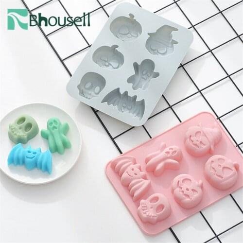6 Even Baby Pumpkin Chocolate Silicone Cake Mold Food Grade 3D Candy Mold Handmade Diy Candy Biscuit Baking Appliance