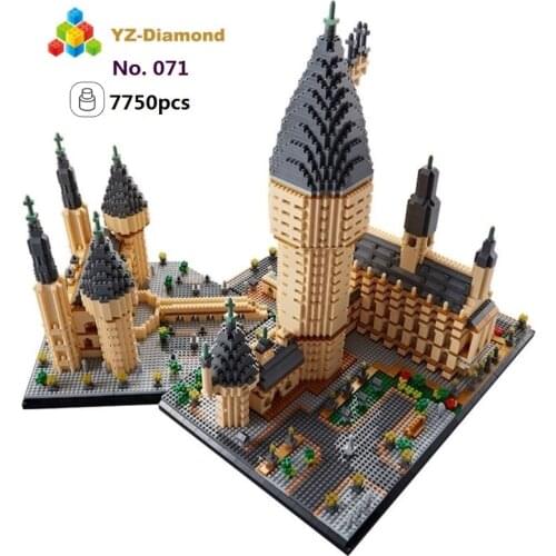 7750PCS YZ Mini Blocks Magic Architecture Castle Building Bricks Kids Toys Children Gifts Adults Holiday Present 071