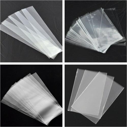 8Seasons OPP Plastic Open Top Bags Rectangle Transparent Jewelry Pouch Sachet Party Gifts Bag Beads Jewelry Packing, 100-500 PCs