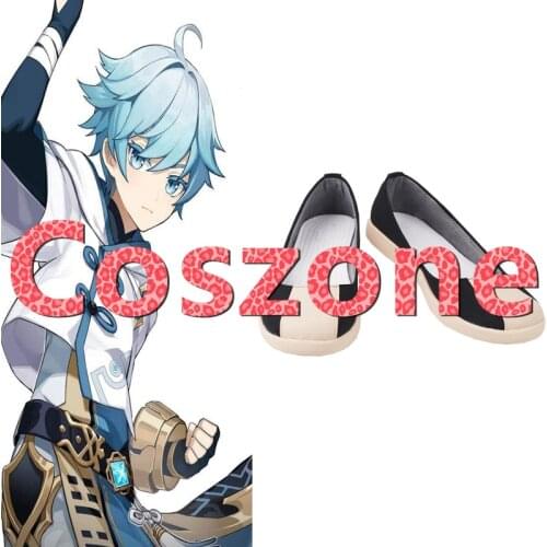 Genshin Impact Chongyun Cosplay Shoes Boots Halloween Carnival Cosplay Costume Accessories