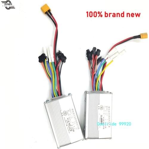Coolride Electric Scooter Controller 36V 48v J&P Brushless DC Controller Without Hall Motor Controller 6-hole LCD Meter