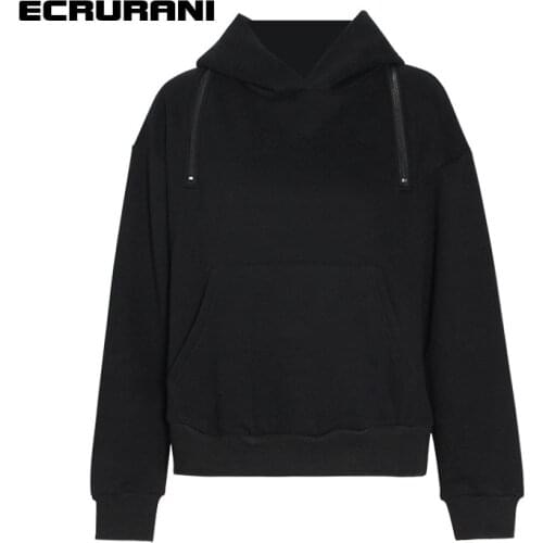 ECRURANI Hooded Sweatshirts For Women