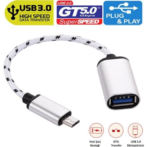 Gplus MC318 UTV007 Chip Android Video DVR Compatible USB3.0 OTG Cable