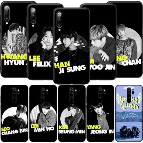 GX237 Stray Kids Woojin Chan Changbin Case for Xiaomi Note 10 8Lite CC9 9 9T 10T A1 A2 A3 5X 6X F1 Poco F2 X3 NFC M3 Pro Lite