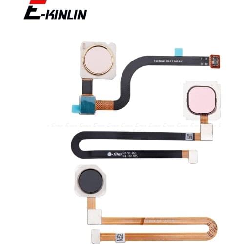 Home Button Touch ID Fingerprint Connector Sensor Menu Button Flex Ribbon For Xiaomi Mi 8 6 Lite SE Mi5S Mix Max 2 2S 3 Plus