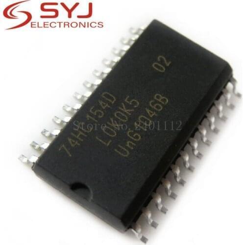 10pcs/lot 74HC154D SOP24 74HC154 Encoder, decoder, multiplexer and demultiplexer 4-16 DECODER/DEMUX New original In Stock