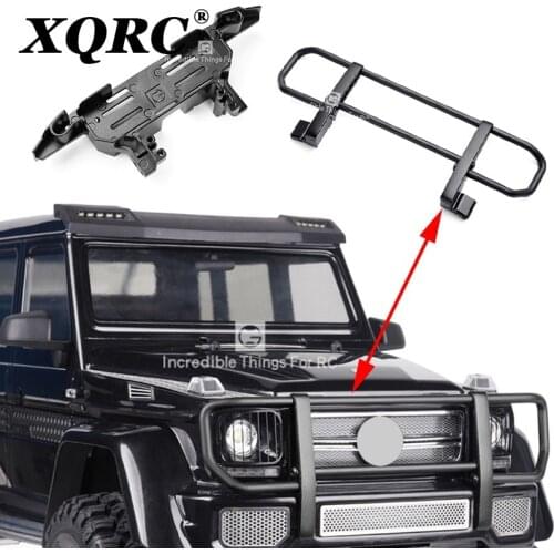 XQRC Traxxas trx-4 trx4 G500 trx-6 trx6 g63 metal front bumper wilderness bumper mold version servo base car accessories