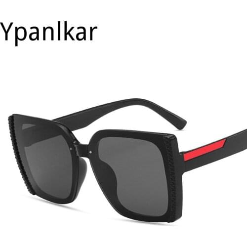 New Sunglasses Trending Korean Style Sunglasses Women New Fashion Trimming Dot Lacquer Sunglasses 5271