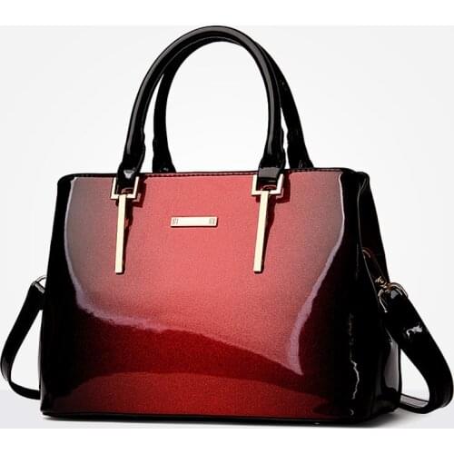New Fashion Leather Women Handbags European Design Patent Leather Ladies Shoulder Bags Female Girl Brand Luxury Crossbody Bag