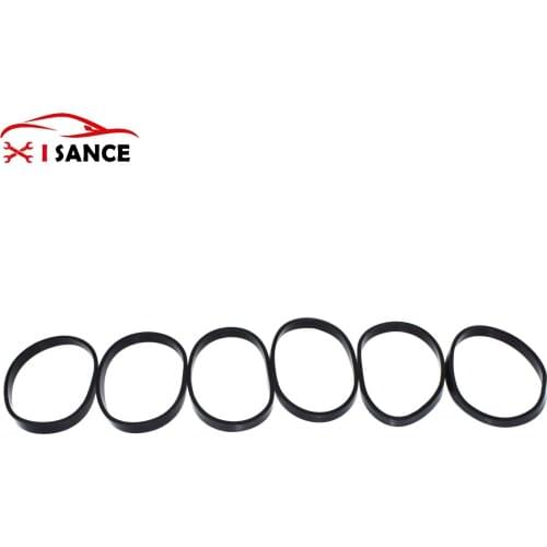 NEW Intake Manifold Gasket Set of 6 For BMW 128i 328i 335i 335is 535i X3 X5 X6 Z4 3.0L 2996CC l6 GAS 2009-2012 11617547242