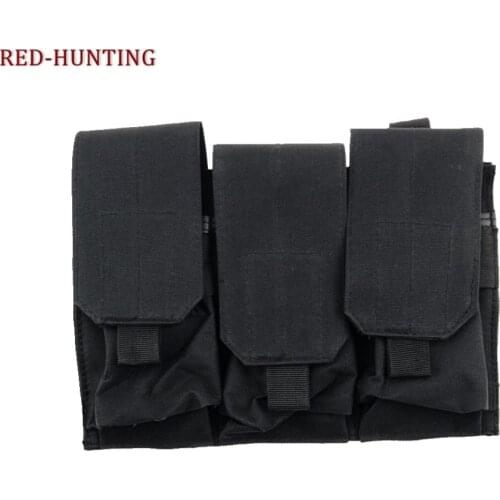 Hunting Tactical Molle Belt Triple Mag Magazine Pouch Airsoft Outdoor Accessories High quality