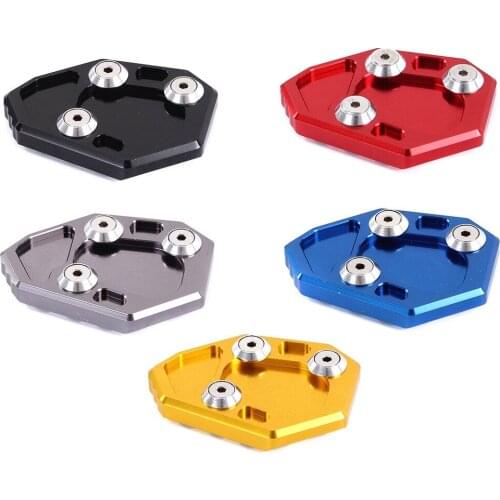 Motorcycle Side Stand Plate Pad For BMW S1000RR S 1000 RR S1000 RR 2010 2011 2012 2013 2014 Kickstand Aluminum Enlarge caballete