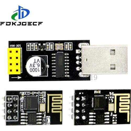 ESP01 Programmer Adapter UART GPIO0 ESP-01 Adaptater ESP8266 CH340G USB to ESP8266 Serial Wireless Wifi Developent Board Module