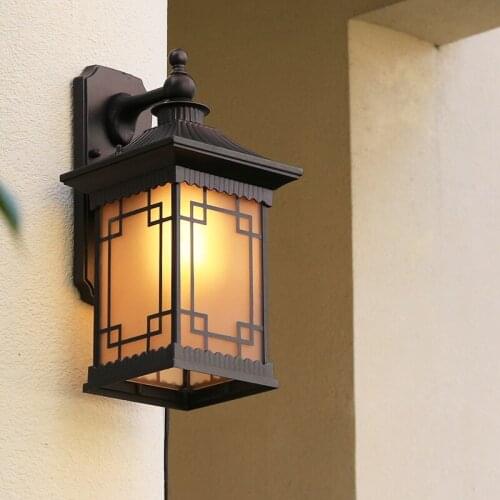 Retro Outdoor Wall Light Europe Villa Waterproof Sconce Lamp Exterior Garden Doorway Light Vintage Porch Lamp Wall Decro