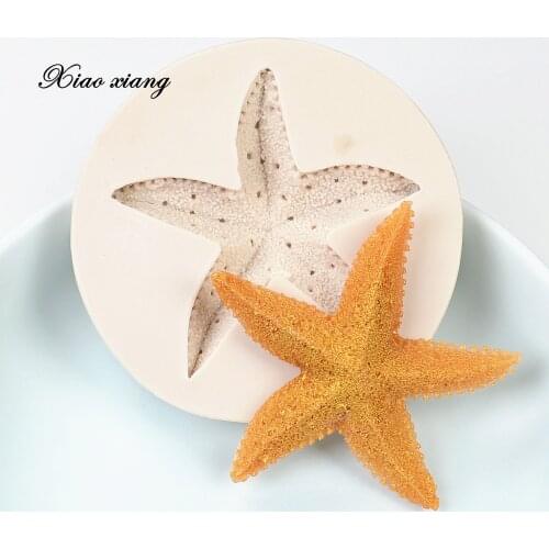 3D Starfish Silicone Cake Molds For Baking Fondant Chocolate Cake Decorating Tools DIY Handmade Clay Resin Soap Baking Moulds