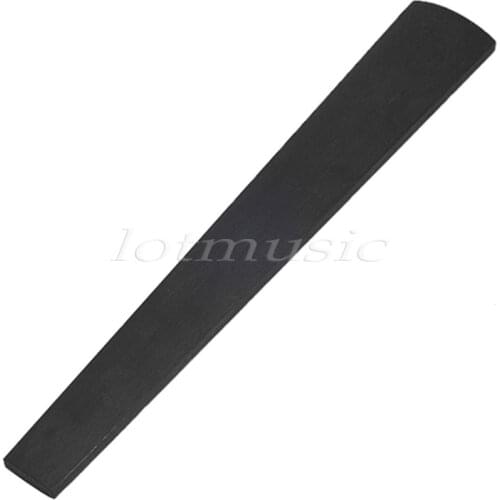 Ebony Wood Violin Neck And Fingerboard Unfinished 4 String 1/2 3/4 4/4 Violin Fretboard Parts Accessories