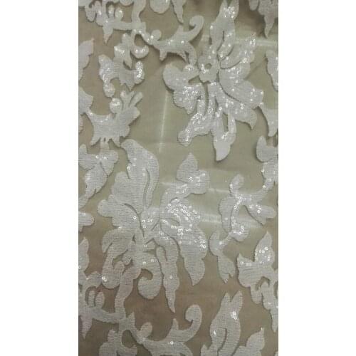Special offer M15573 2021 high quality african tulle lace fabric Wholesale sequins French net lace fabric for Nigeria wedding