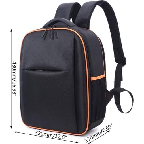 RC Drone Storage Bag Nylon Backpack Shockproof Carrying Box for Mavic 2 Drone