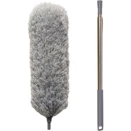 Microfiber Duster for Cleaning with Extension Pole Flexible and Extendable Duster for Cleaning Ceiling Fan/Furniture