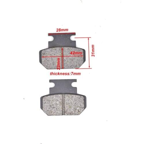 High Quality Motorcycle Brake Disks Pads For Chinese Electric Bike Scooter Moped Brake Spare Parts