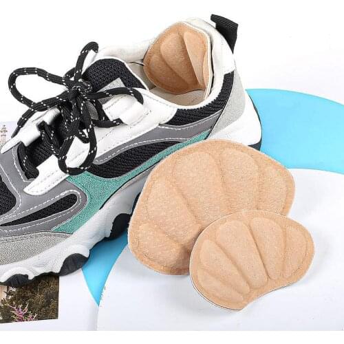 1 Pair Sport Running Shoes Heel Liner Grip Soft Comfortable Wear Resistant Thicken Heel Cushion Inserts for Men and Women