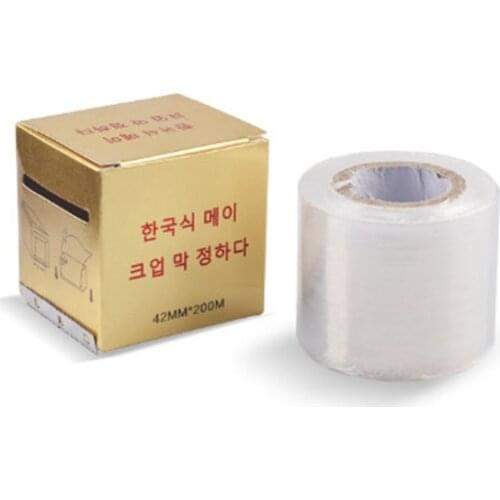 1pc Microblading 42 mm * 200m Plastic Wrap Preservative Film for Permanent Makeup Tattoo Eyebrow Liner Tattoo Accessories Supply