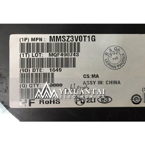 100pcs/lot 1000pcs/lot 3000pcs/lot Free Shipping! 100% New Original MMSZ3V0T1G MMSZ3V0 W2 SOD123