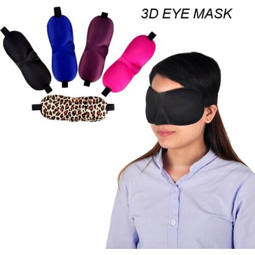 3D Eye Mask Sponge Shade Nap Cover Blindfold Mask Eyeshade Sleep Masks for Sleeping Travel