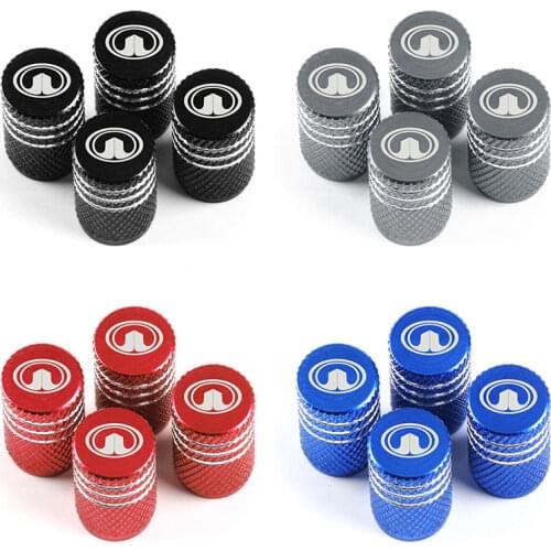 4pcs New Colorful Aluminum Car Wheel Tire Valves cover Tyre Air Caps case For Great Wall Haval Hover H3 H5 Car Styling