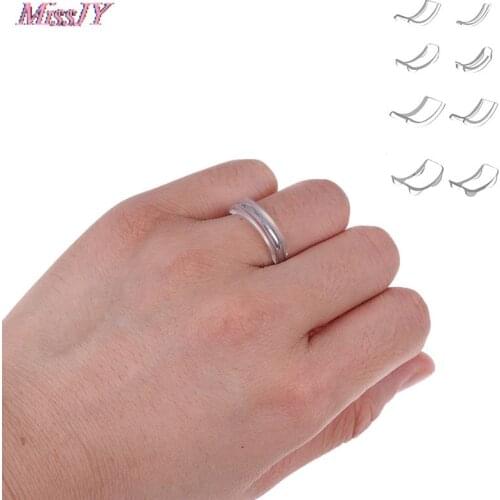 8Pcs/set Invisible Ring Size Adjuster For Loose Ring Size Reducer Spacer Ring Guard
