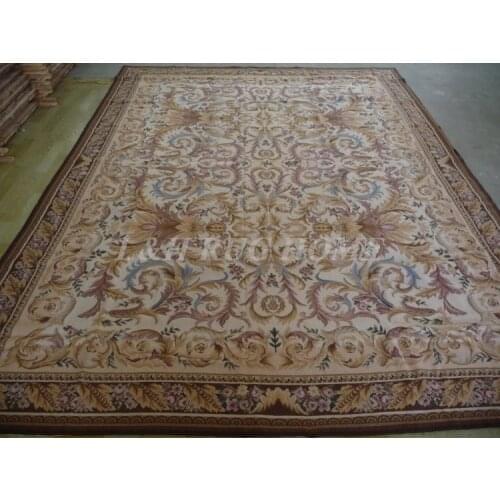 Free shipping 9'x12' hand knotted rug, handmade carpet, 100% New Zealand Wool high quality for home decoration