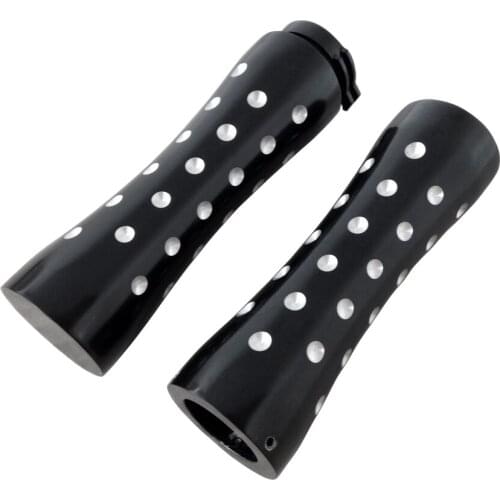 Aftermarket free shipping motorcycle accessories Motorcycle Flame style 1" Hand Grips For Harley Sport Tour Glide FXRT Black