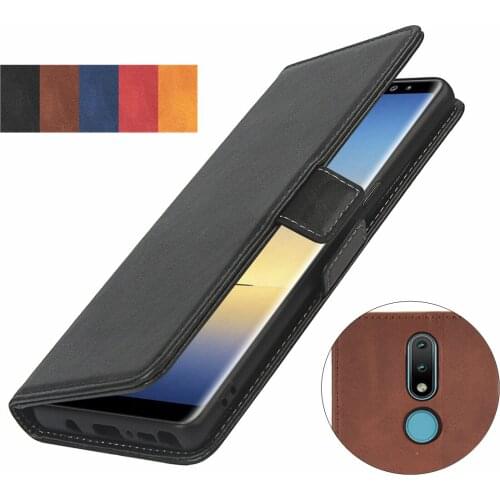 Pu leather Fitted Case for Nokia 2.4 card holder Wallet Cover Short-buckle Flip book holster protective phone bag case GG