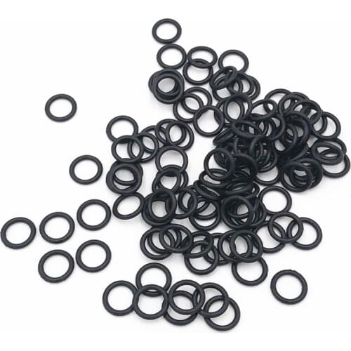 100Pcs Black NBR O-Ring Sealing Rubber Tap Washer Gaskets OD 10/11/12/13/14/15/16/17/18/19/20 x 1.5mm Plumping Petrol Diesel