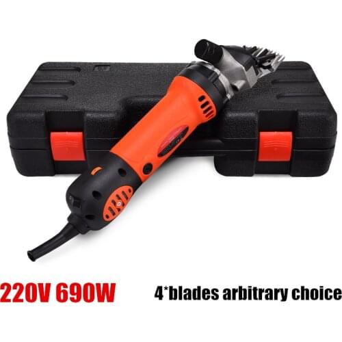 2019 new 220V-240V 690W Electric Shearing Machine For Sheep/Sheep Goat Clipper,13 teeth or 9 teech 4 blades arbitrary choice