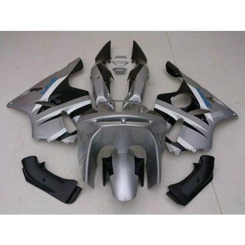 Motorcycle Fairing kit for KAWASAKI Ninja ZX6R 94 95 96 97 ZX 6R 1994 1995 1996 1997 ABS silver black Fairings set+gifts KK05